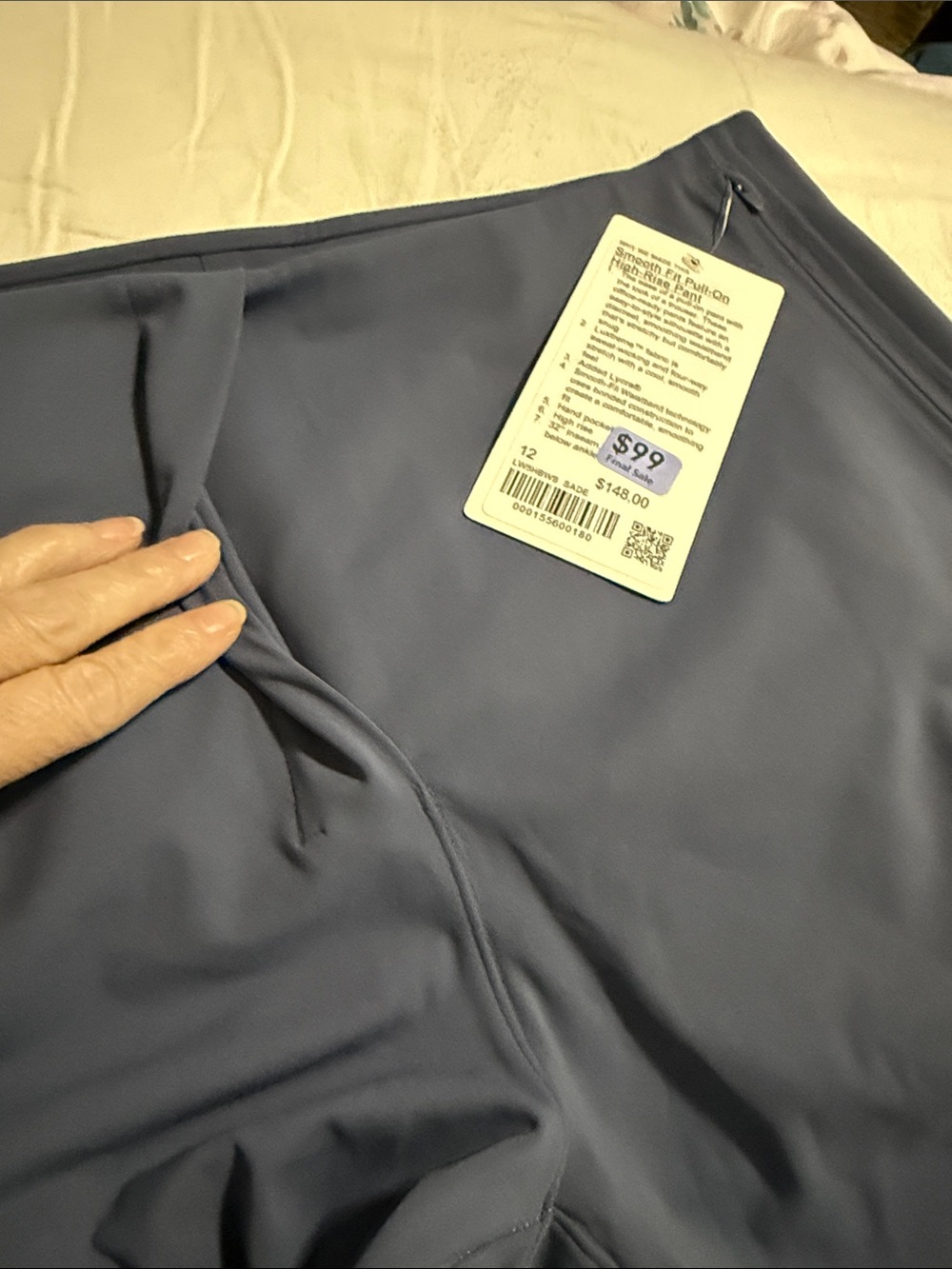 lululemon Sooth Fit Pull on High-Rise Pants Blue - Picture 7 of 10